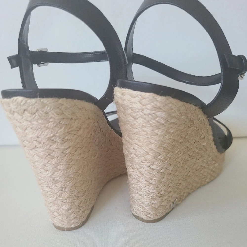 NWOB WOMEN'S Michael Kors Jill Espadrille Wedge Sandals - Picture 6 of 9